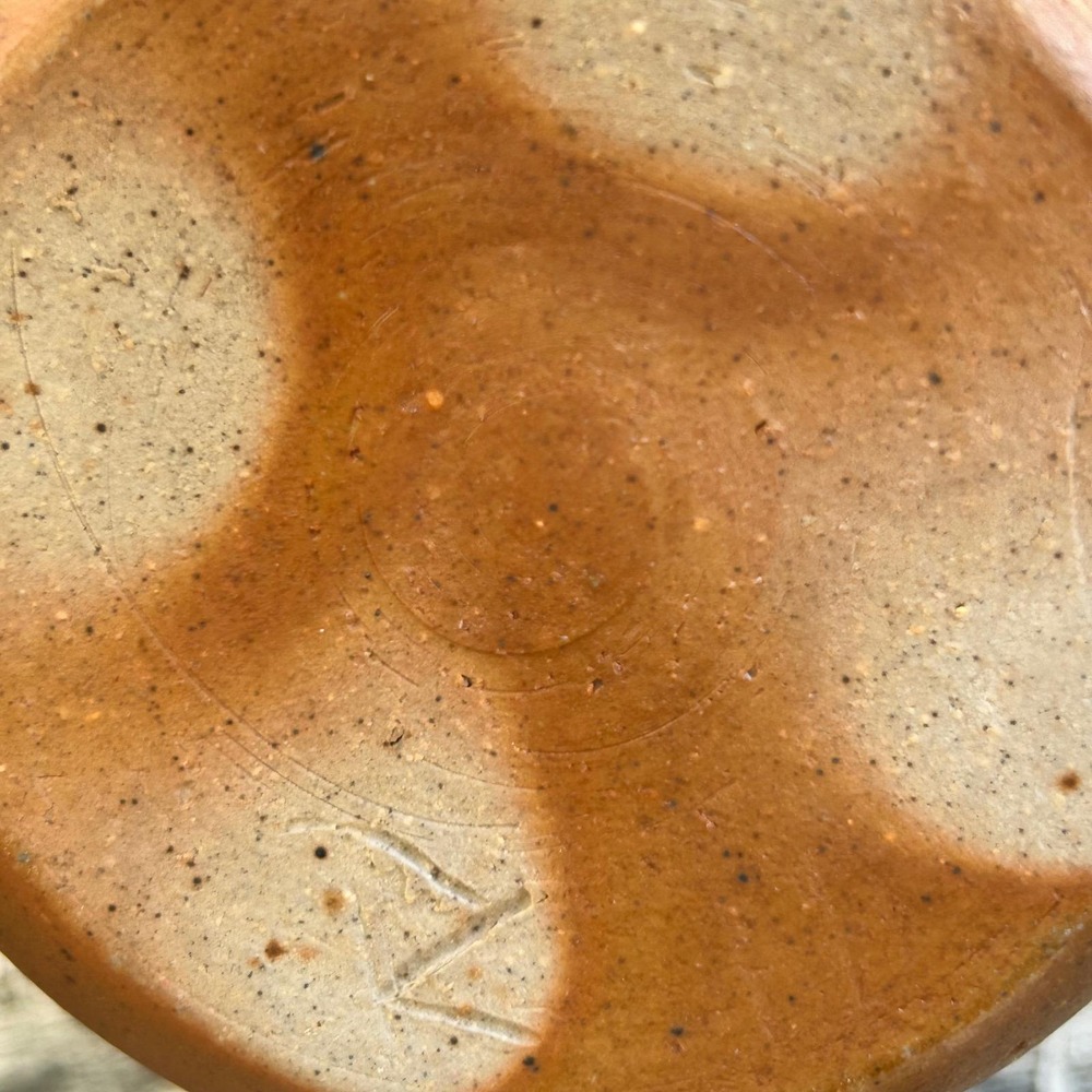 Handmade Studio Pottery Rustic Earthy Glazed Ceramic Bowl Signed Artist Mark - Picture 6 of 8